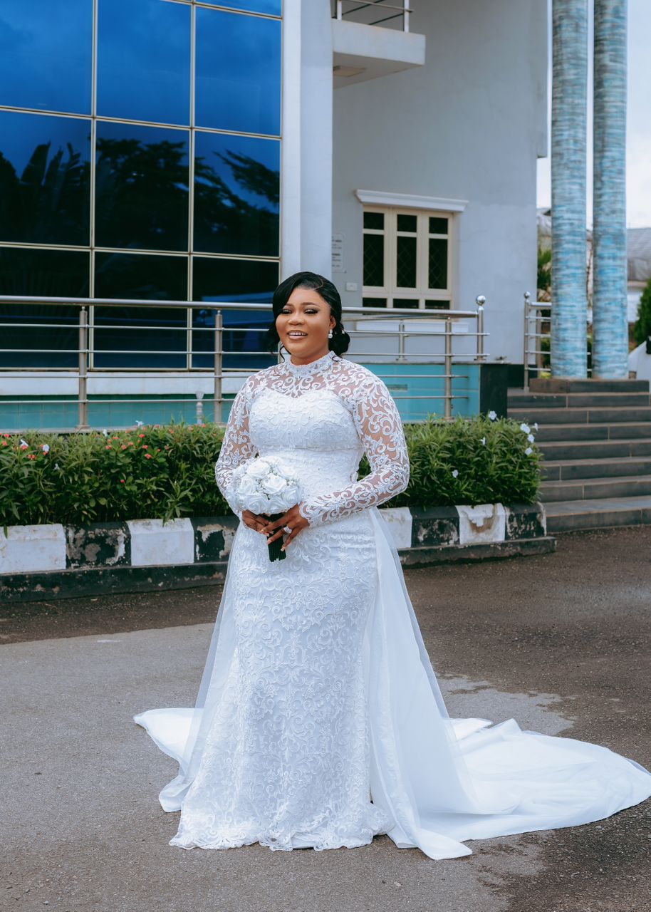 Lace mermaid bridal